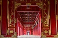 Corridor. Imperial City. Hue. Vietnam Royalty Free Stock Photo